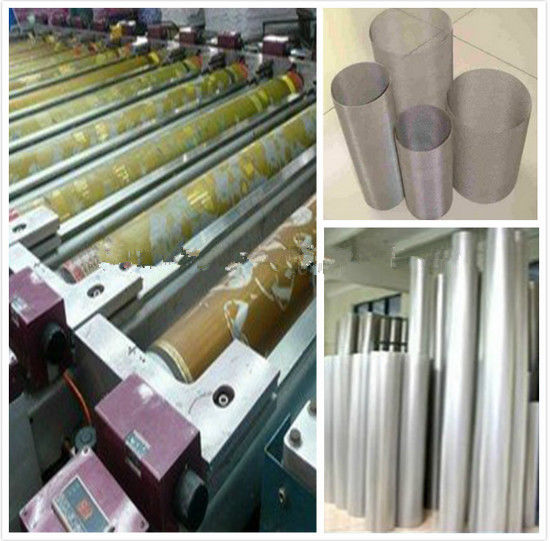 Wax Printing Textile Machinery Spare Parts Rotary Screen High Utilization Ratio